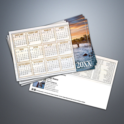 Florida Calendar Postcard