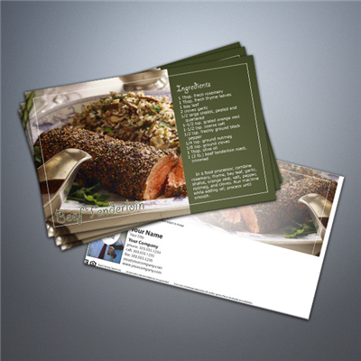 Cooking Series Postcard 036 - Beef Tenderloin