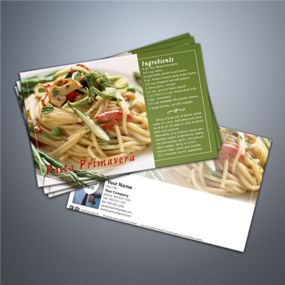 Cooking Series Postcard 014 - Pasta Primavera
