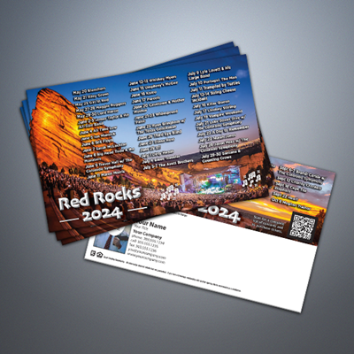 Red Rocks Summer Concerts Postcard