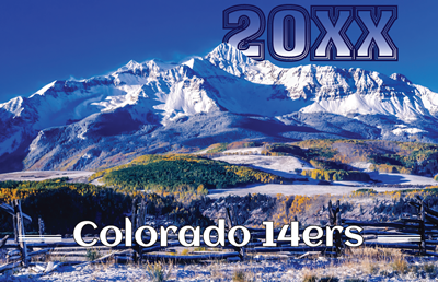 Colorado 14ers Wall Calendar, Mini