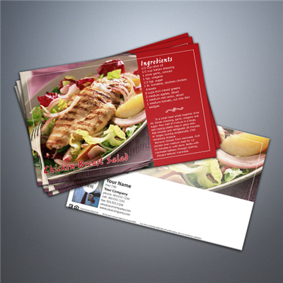 Cooking Series Postcard 018 - Chicken Breast Salad