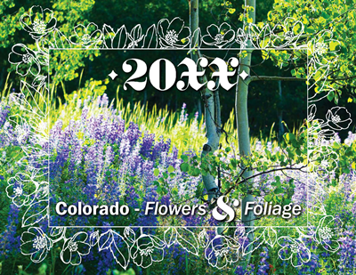 Flowers & Foliage Wall Calendar, Large