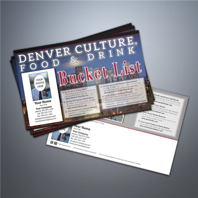 Denver Culture Bucket List Postcard