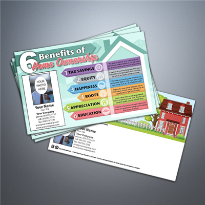 Benefits to Home Ownership Postcard