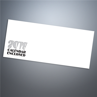 No. 9 Calendar Magnet Envelope, Black & White