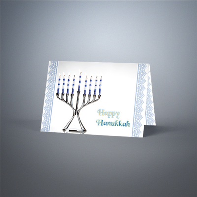 GC-HAN-001 Happy Hanukkah Blue
