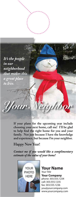 Your Neighbor Door Hanger 001 Snowman