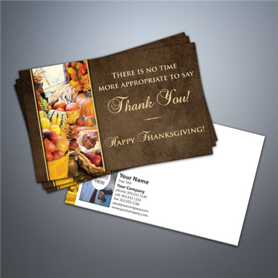 Thanksgiving - Thank You 2 Postcard