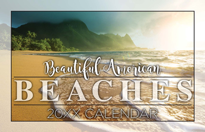 US Beaches Wall Calendar, Mini