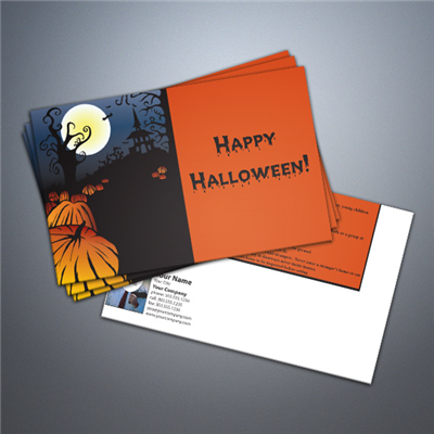 Halloween Trick or Treat Safety Tips Postcard
