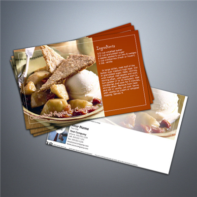Cooking Series Postcard 012 - Caramelized Apples & Cranberries
