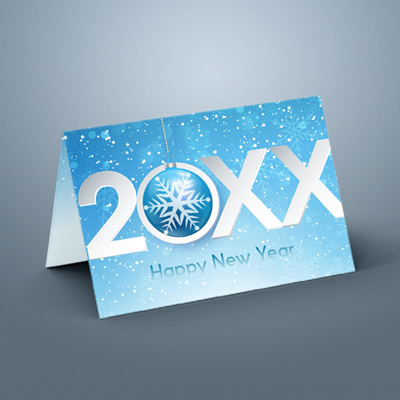 New Year's Greeting Card 001 Ornament