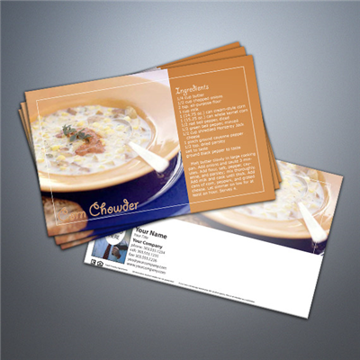 Cooking Series Postcard 001 - Corn Cowder