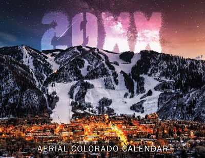 CO Aerial Wall Calendar, Mini