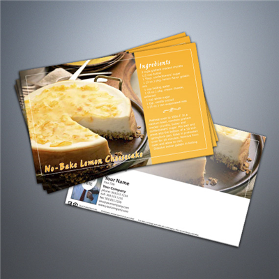 Cooking Series Postcard 027 - No-Bake Lemon Cheesecake